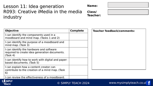 R093 - L11 Workbook (Idea generation)