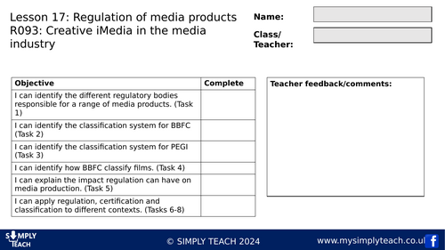 R093 - L17 Workbook (Regulation)