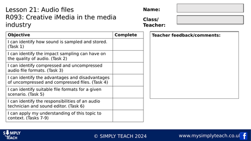 R093 - L21 Workbook (Audio files)