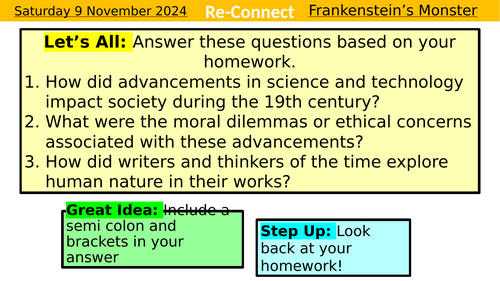 19th Century Literature Teaching Resources