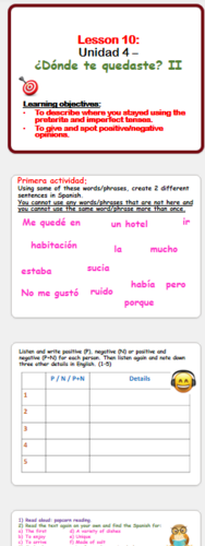 GCSE Spanish New Spec 2024 Module 2: Viajes ALL LESSONS | Teaching ...