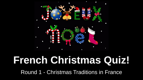 French christmas quiz questions