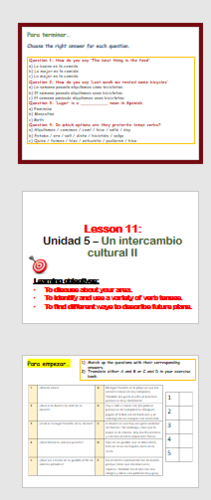 GCSE Spanish New Spec 2024 Module 6: Mi barrio y yo. ALL LESSONS ...