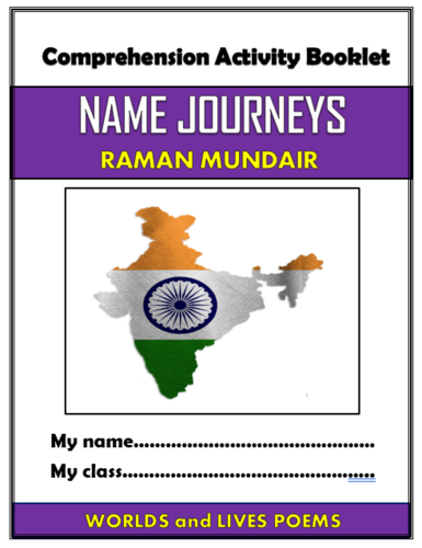 Name Journeys - Comprehension Activities Booklet!