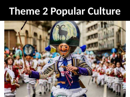 NEW GCSE Spanish AQA Theme 2 Popular Culture