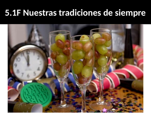 NEW GCSE Spanish 2026 AQA 5.1F Nuestras tradiciones de siempre