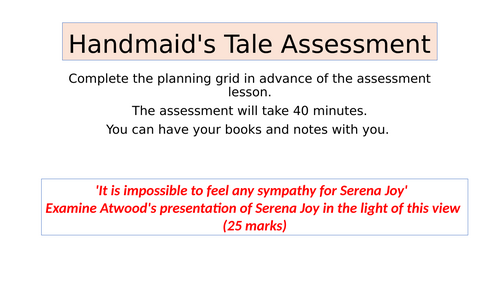 The Handmaid's Tale FULL UNIT of work | Teaching Resources