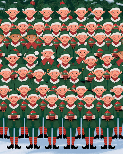 Elves Standing NEW Lettering FULL Set Instant Display Title Whole ...