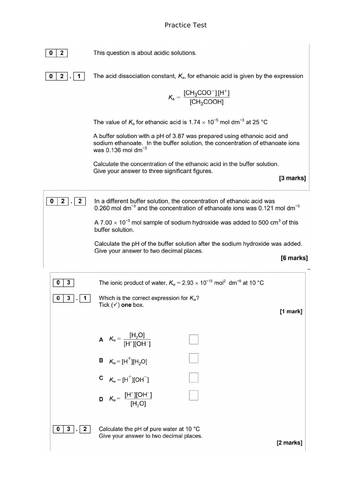 AQA-Acids and Chemistry | Teaching Resources