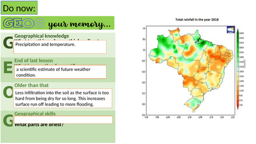 L8 - Comparing climates of Brazil and UK (Weather and Climate)