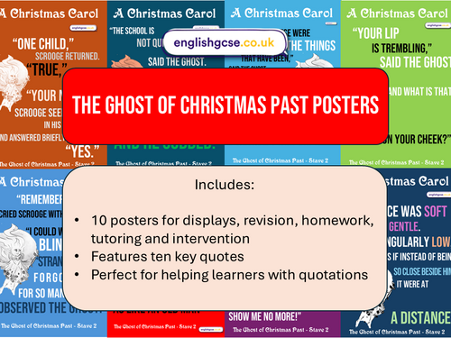 A Christmas Carol Ghost of Christmas Past | Teaching Resources