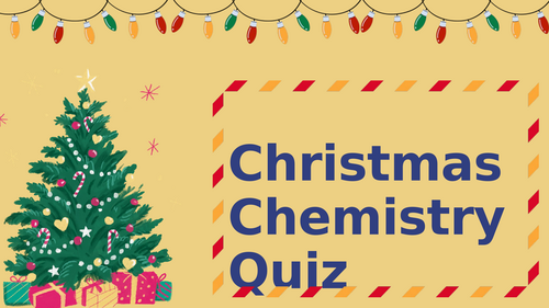 Christmas Chemistry GCSE Quiz | Teaching Resources