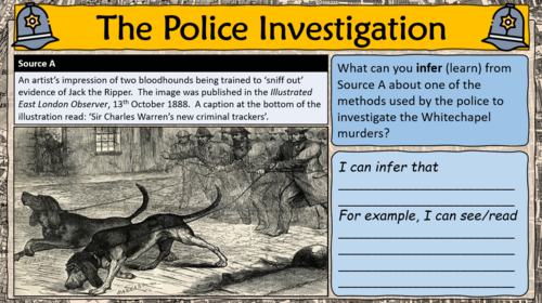Jack the Ripper - Police Methods | Teaching Resources