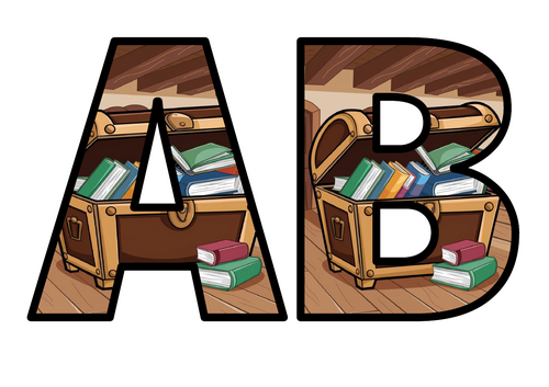 Treasure Books NEW Lettering FULL Set Instant Display Title Whole ...