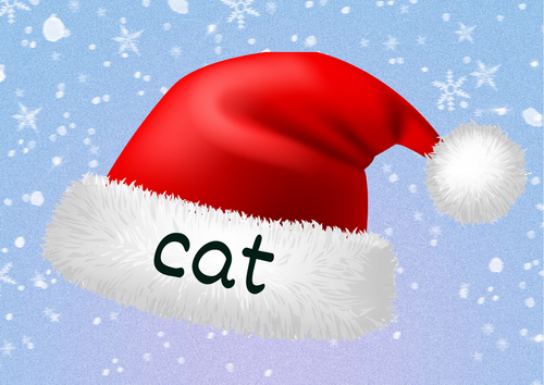 Santa's CVC word Hats - Read and add the correct pompom picture