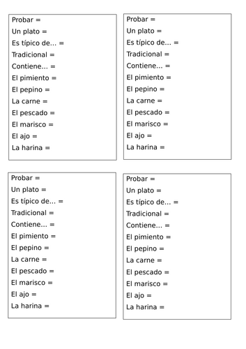2026 Spanish AQA GCSE Module 4.1 - Llevas una vida sana