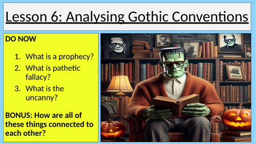 Analysing Gothic Conventions Frankenstein