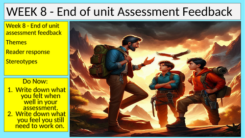 Short Stories Assessment Feedback