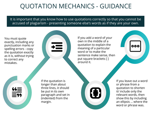Quotation Mechanics | Teaching Resources