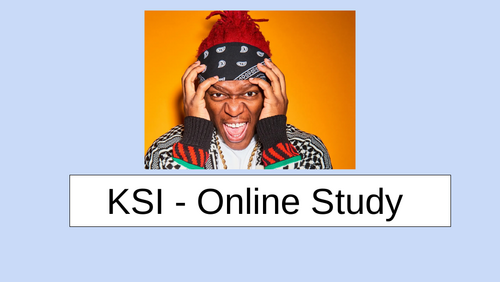 KSI Social Media Study (Eduqas Set Text) | Teaching Resources