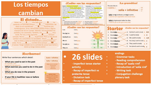 2026 Spanish AQA GCSE Module 4.3 - Los tiempos cambian