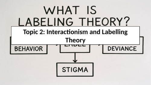 AQA A Level Sociology Crime: Interactionism & Labelling Theory ...