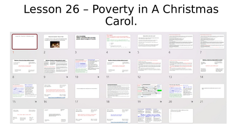 Big Ideas in A Christmas Carol (family, Christmas, poverty)