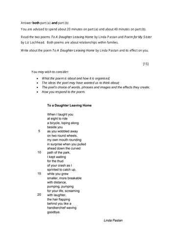 Unseen Poetry Practice Pack: GCSE Eduqas English Literature