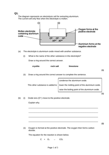 C6.3 Extraction of Aluminium