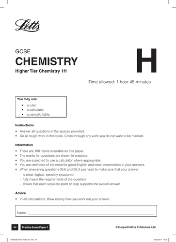 GCSE Chemistry