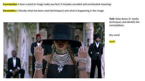 Formation Beyoncé music video A level media studies Eduqas | Teaching ...