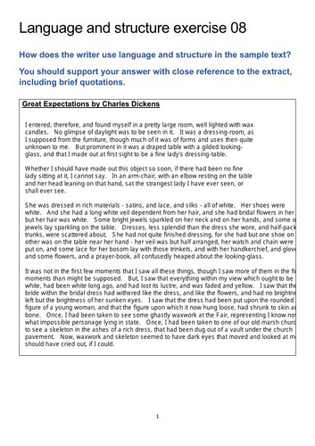 English language and structure exercise 08 | Teaching Resources
