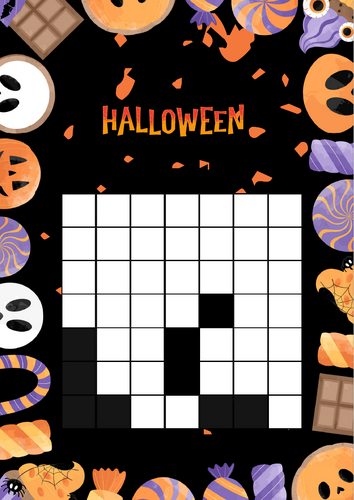 Math Puzzle Pentominoes Halloween style