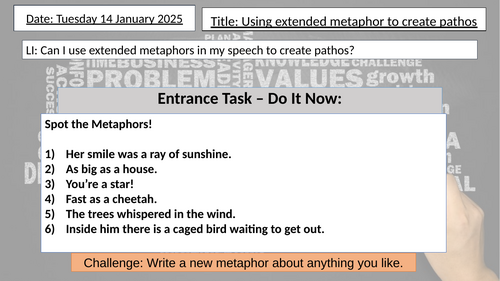 KS3 Speeches Persuasive Writing SOW | Teaching Resources