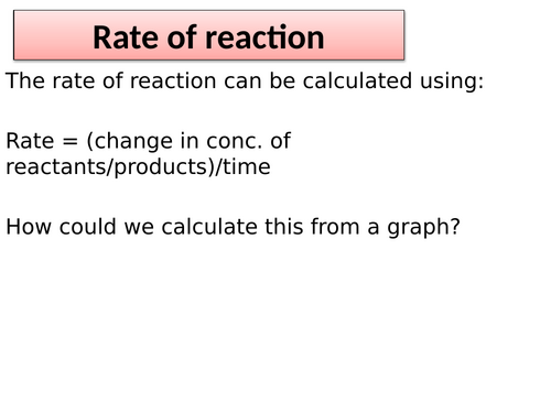 Rates | Teaching Resources