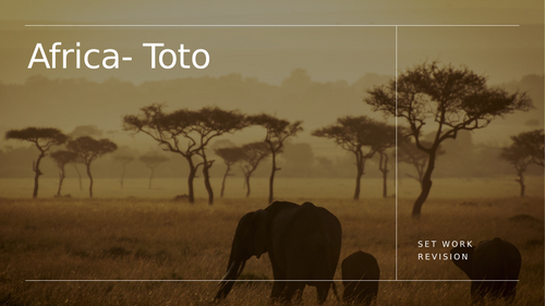 Africa Toto Revision