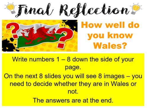 CYNEFIN NEW CURRICULUM FOR WALES - Human and Physical features of Wales ...