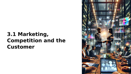 CIE IGCSE Business Studies (0450): Marketing – Complete PPTX Unit ...