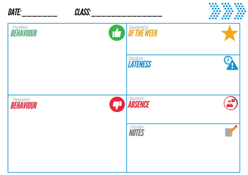 Lesson Notes Tracker | Teaching Resources