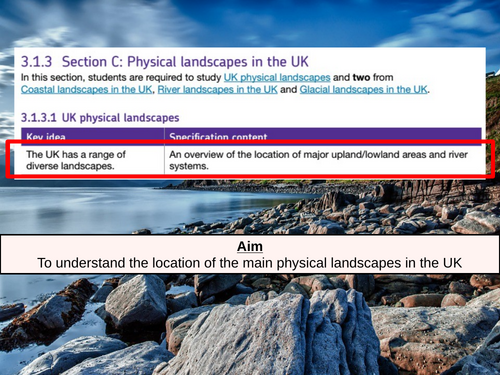 AQA GCSE Physical Landscapes of the UK (Rivers & Coasts) | Teaching ...