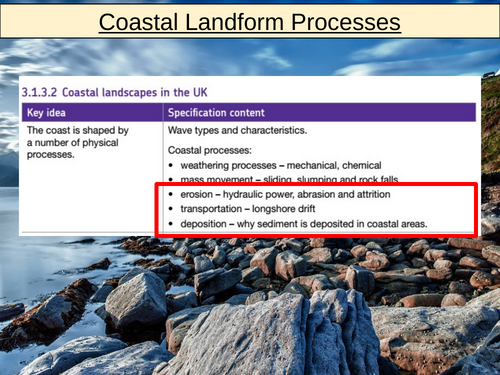 AQA GCSE Physical Landscapes of the UK (Rivers & Coasts) | Teaching ...