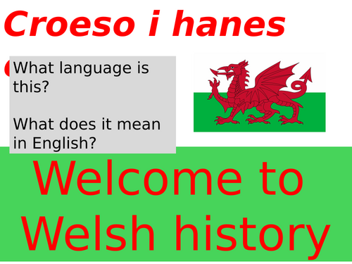 A history of Wales from prehistory to 1536 | Teaching Resources