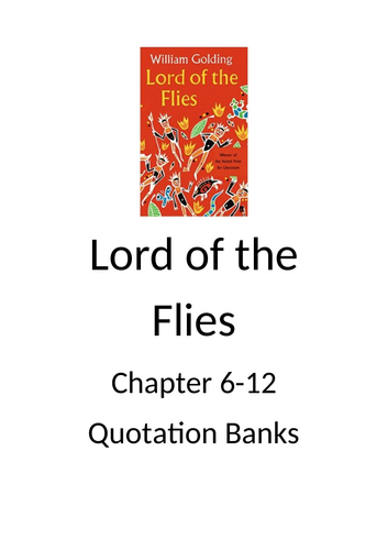 Lord of the Flies N5/Higher English Critical Essay Unit | Teaching ...