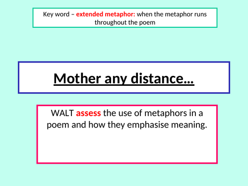 Mother Any Distance  Love and Relationships Poetry