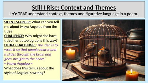 Still I Rise Other Cultures' Poetry AQA