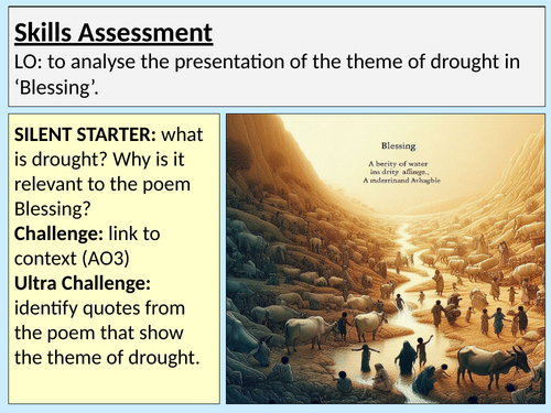 Other Cultures' Poetry AQA Skills Assessment