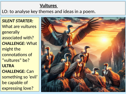 Vultures Other Cultures' Poetry AQA