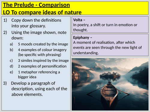 Prelude Power and Conflict AQA Poetry