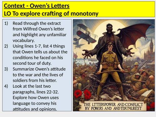 Exposure Power and Conflict AQA Poetry