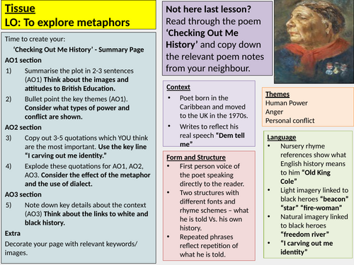 Tissue Power and Conflict AQA Poetry